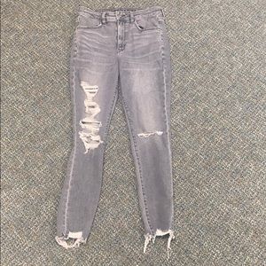American eagle super hi rise jegging size 6